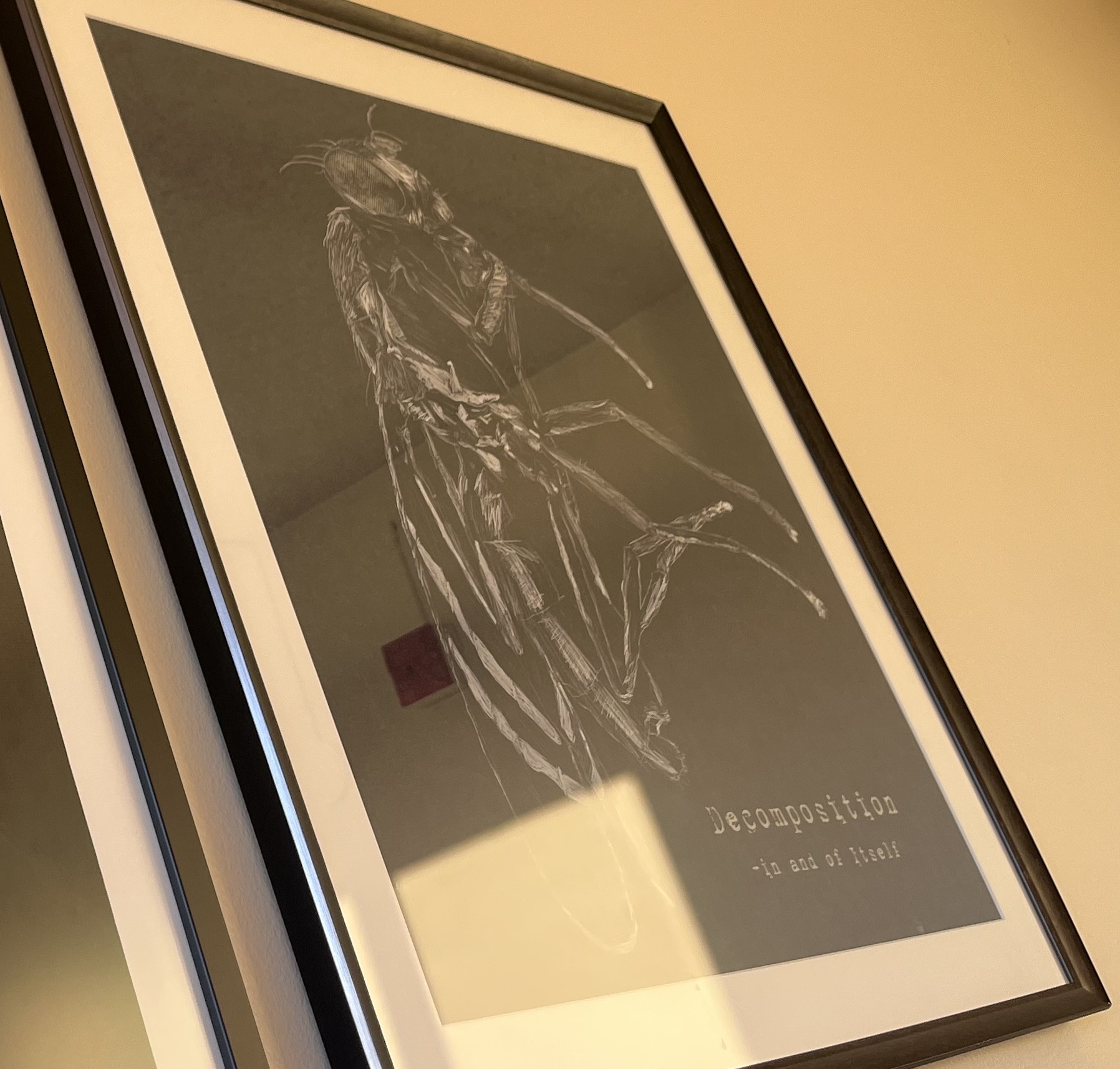 Three pools of colored dots on a white background